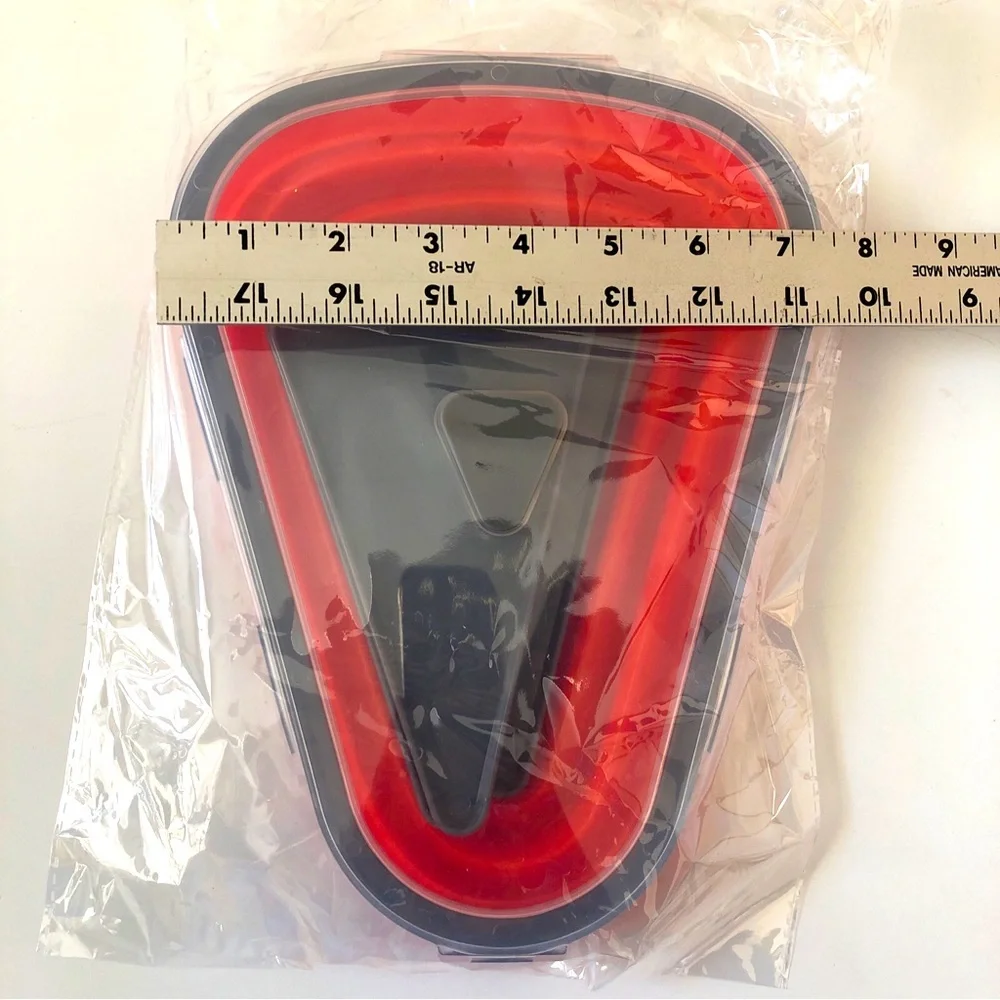 Luxe Red Pizza Slice Storage Set of 2 New in Box
